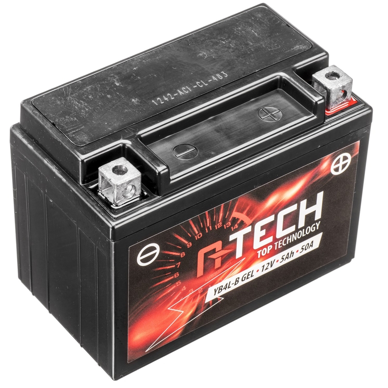 Geeliakku A-TECH 12V, YB4L-B, 5Ah, 50A, huoltovapaa.
