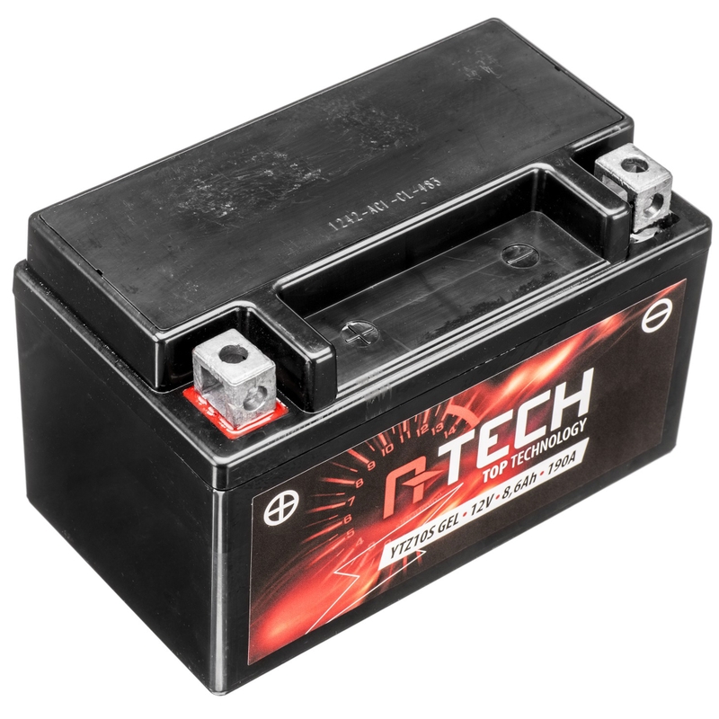 Geeliakku A-TECH 12V, YTZ10S, 8,6Ah, 190A, huoltovapaa.