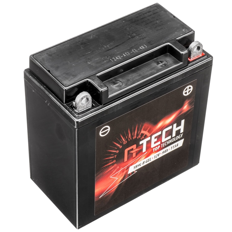 Geeliakku A-TECH 12V, YB9L-B, 9Ah, 115A, huoltovapaa.