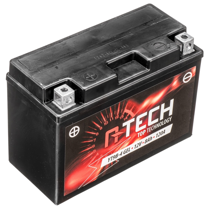 Geeliakku A-TECH 12V, YT9B-4, 8Ah, 120A, huoltovapaa.