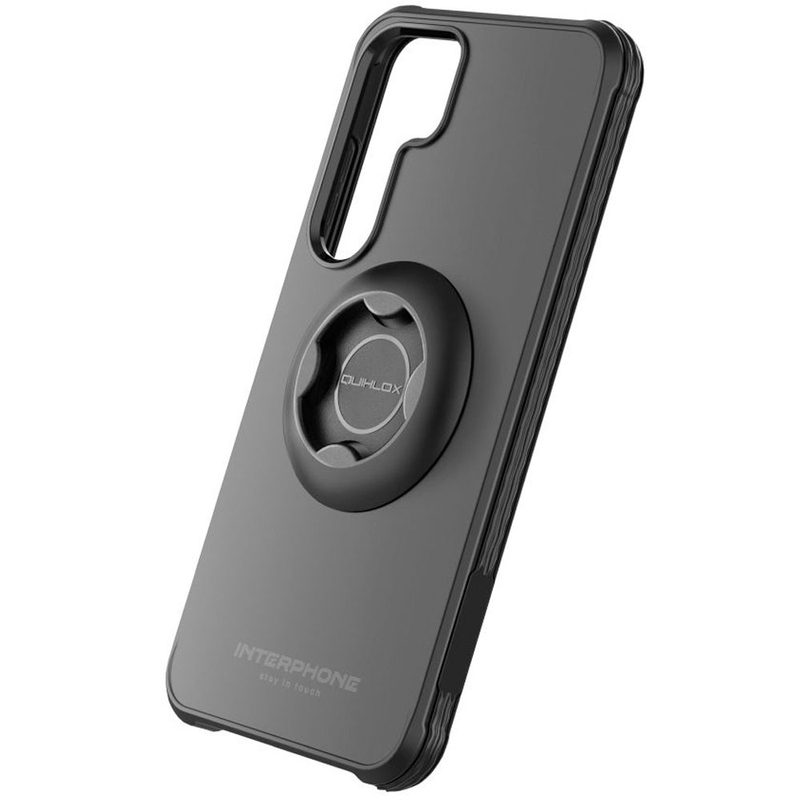 Suojakuori Interphone QUIKLOX Tetraforce Samsung Galaxy S25 musta