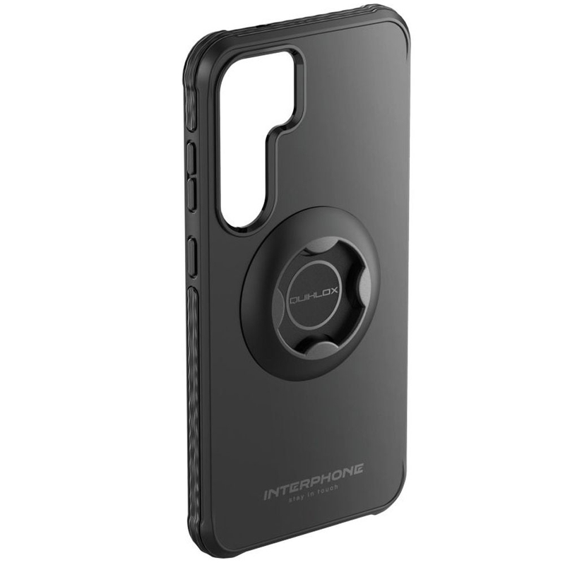 Suojakuori Interphone QUIKLOX Tetraforce Samsung Galaxy S25 musta