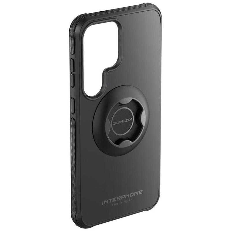Suojakuori Interphone QUIKLOX Tetraforce Samsung Galaxy S25 Ultra musta