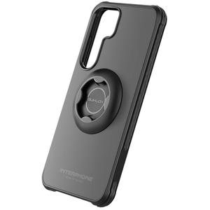 Suojakuori Interphone QUIKLOX Tetraforce Samsung Galaxy S25 Plus -puhelimelle musta