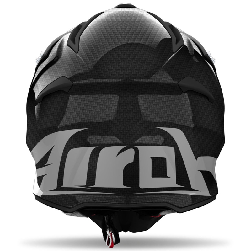 Motocross kypärä Airoh Aviator ACE 2 Carbon musta kiiltävä musta kiiltävä