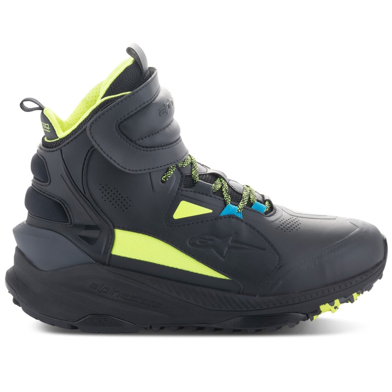 Alpinestars Speedstreet Black Lime Blue Moottoripyöräilykengät