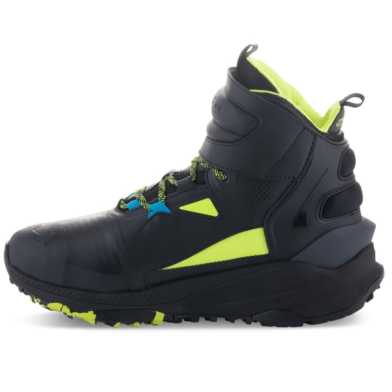 Alpinestars Speedstreet Black Lime Blue Moottoripyöräilykengät