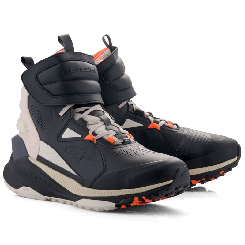 Alpinestars Speedstreet musta-manteli-oranssi moottoripyöräsaappaat