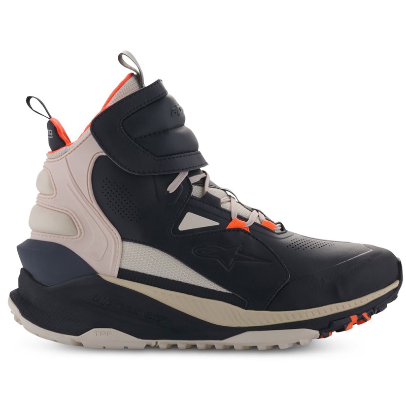 Alpinestars Speedstreet musta-manteli-oranssi moottoripyöräsaappaat
