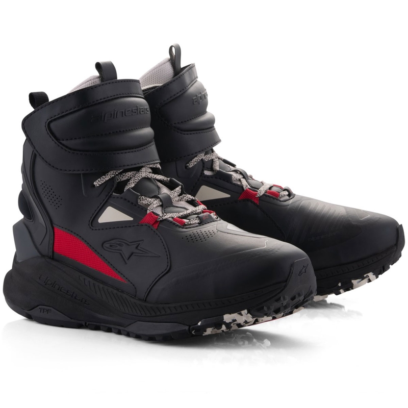 Alpinestars Speedstreet Musta Beige Punainen Moottoripyöräilykengät