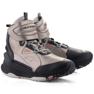 Alpinestars Speedstreet beige-koralli-musta-siniset moottoripyöräsaappaat