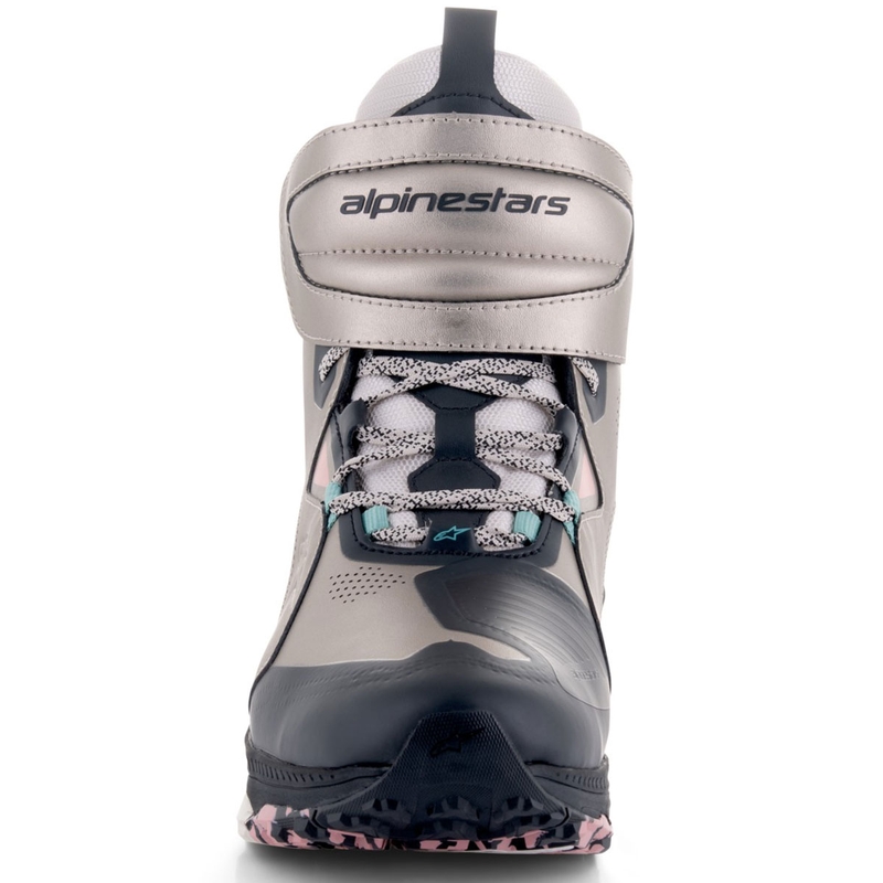 Alpinestars Speedstreet beige-koralli-musta-siniset moottoripyöräsaappaat