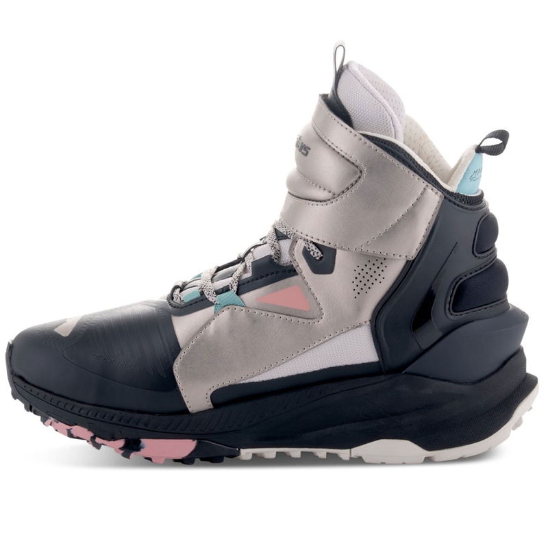 Alpinestars Speedstreet beige-koralli-musta-siniset moottoripyöräsaappaat