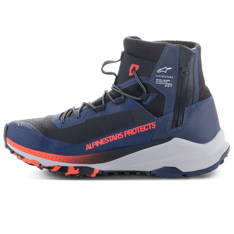 Alpinestars Speedforce XR Sininen-Musta-Fluo Red-Grey Moottoripyöräilykengät