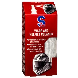 Visor &amp; Helmet Cleaner S100 mikrokuituliinan kanssa - Visor &amp; Helmet Cleaner 100 ml