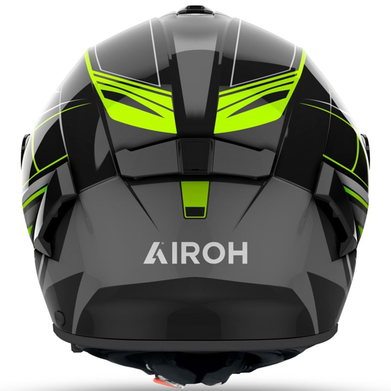 Integroitu moottoripyöräilykypärä Airoh SPARK 2 Shadow kiiltävä keltainen