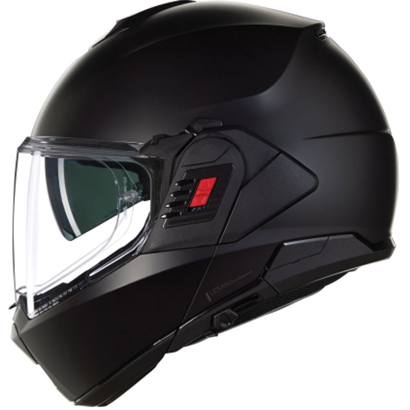 Nolan N120-1 Classico N-COM 302 mattamusta flip-up moottoripyöräilykypärä