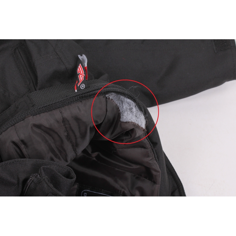 Zkrácené dámské kalhoty na motorku RSA Racer 2 černé - II. jakost