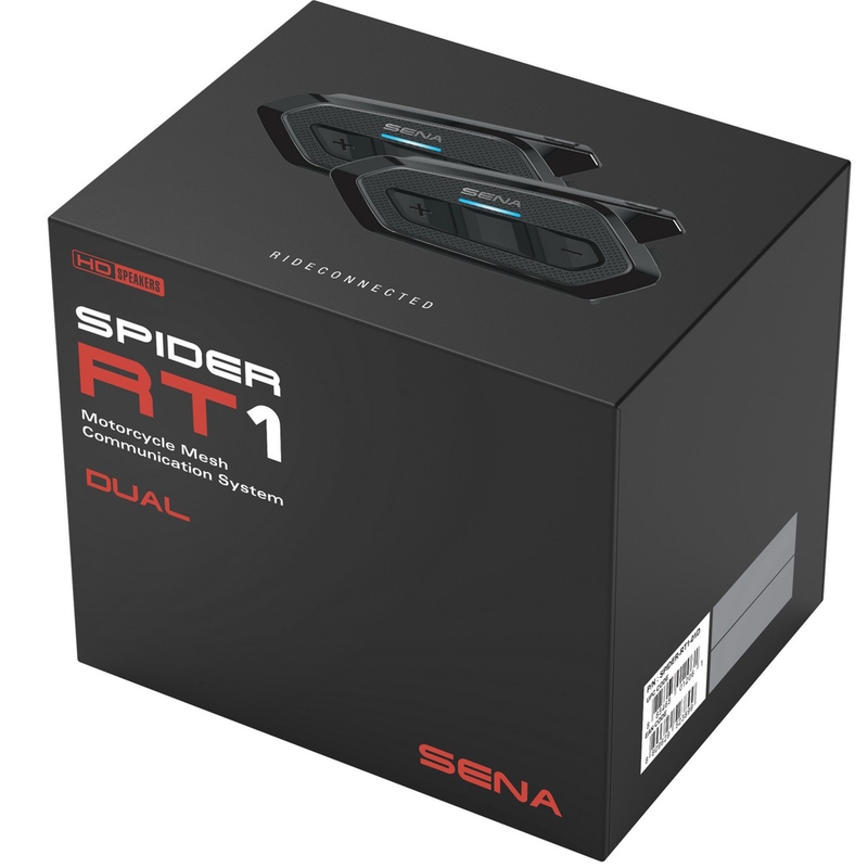 Intercom Mesh handsfree-kuulokkeet Sena Spider RT1 2 kpl:n sarja