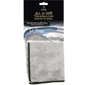 Dr. Wack All in One mikrokuituliina lasille ja sisätiloille harmaa
