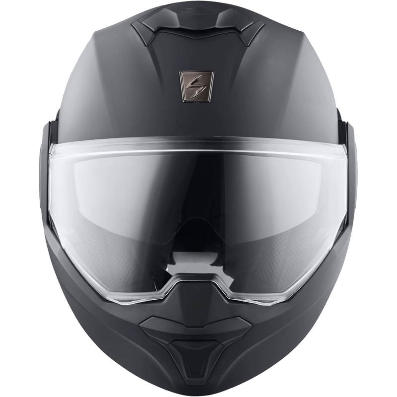 Taitettava moottoripyöräilykypärä Scorpion EXO-TECH EVO Solid matta antrasiitti
