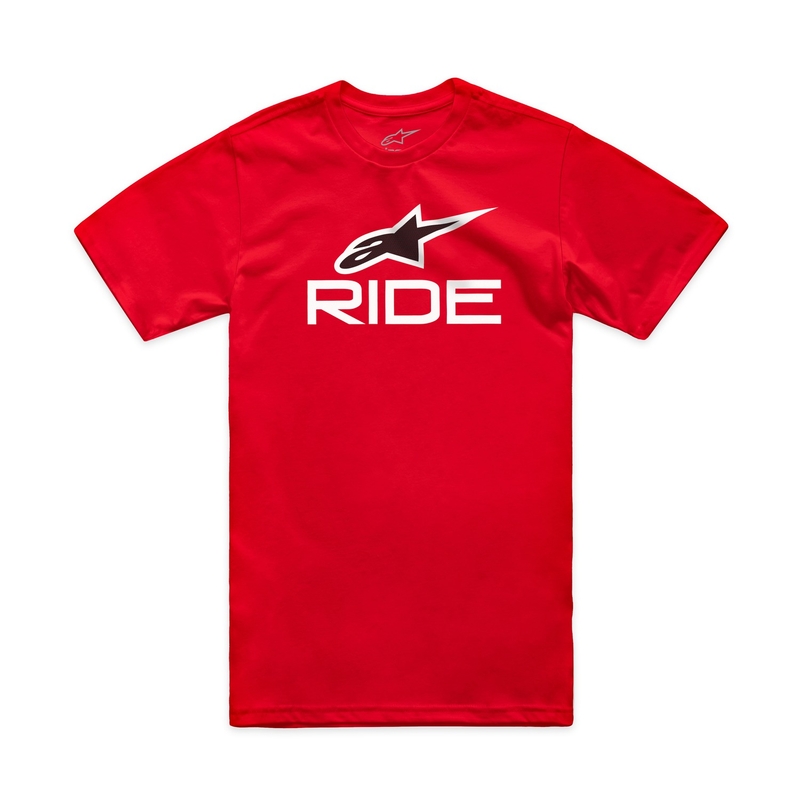 T-paita Alpinestars Ride 4.0 CSF punainen-valko-musta - laatu II - II. laatu