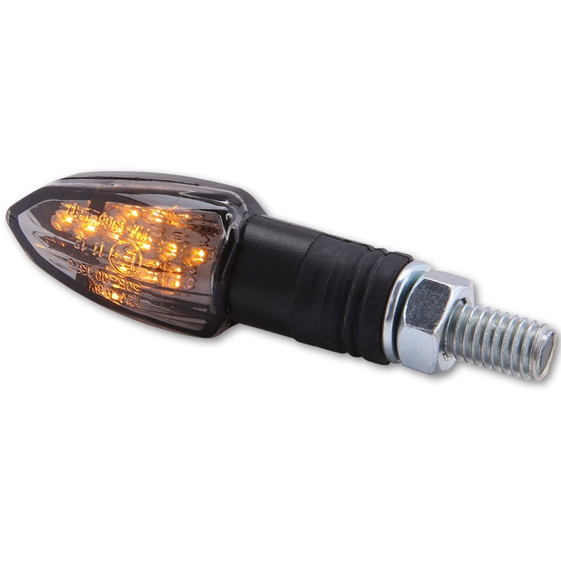 Highsider Smart Lizzard LED Musta Moottoripyörän vilkut