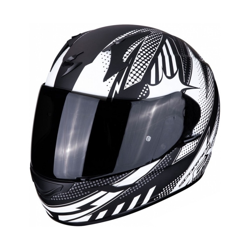 Integrální přilba Scorpion EXO-390 Pop černo-bílá výprodej