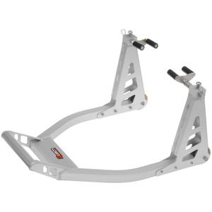 Moottoripyöräteline Q-TECH etualumiini hopea