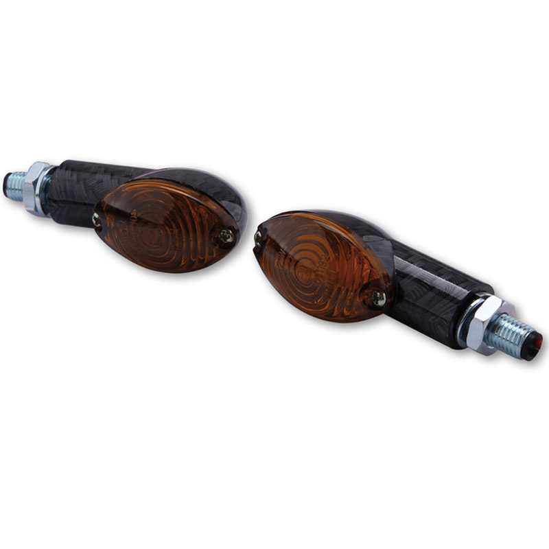 Highsider Smart Cateye Mini Smokey Black Moottoripyöräilyn vilkut