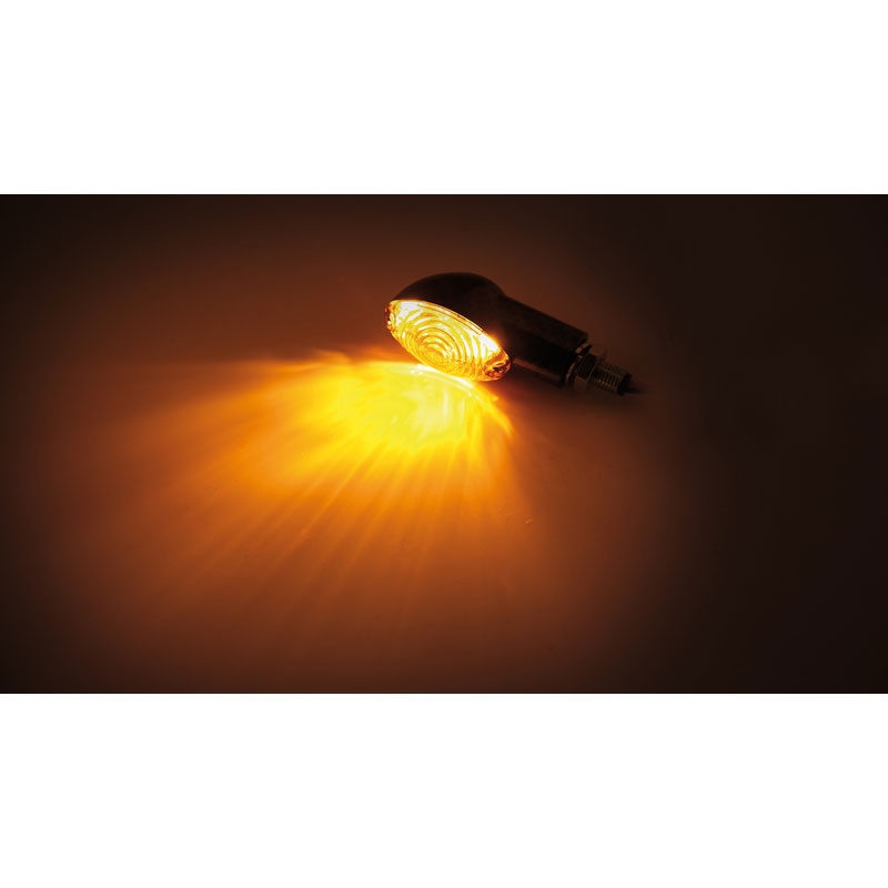 Highsider Smart Cateye Mini Smokey Black Moottoripyöräilyn vilkut