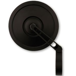 Taustapeili Highsider Pro Retro Retro Short vasen/oikea mattamusta