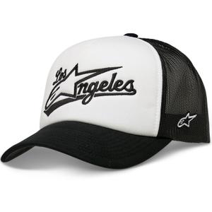 Alpinestars Los Angeles Foam Trucker Hat valkoinen ja musta
