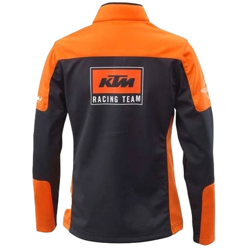 Naisten softshell-takki KTM Team musta-oranssi