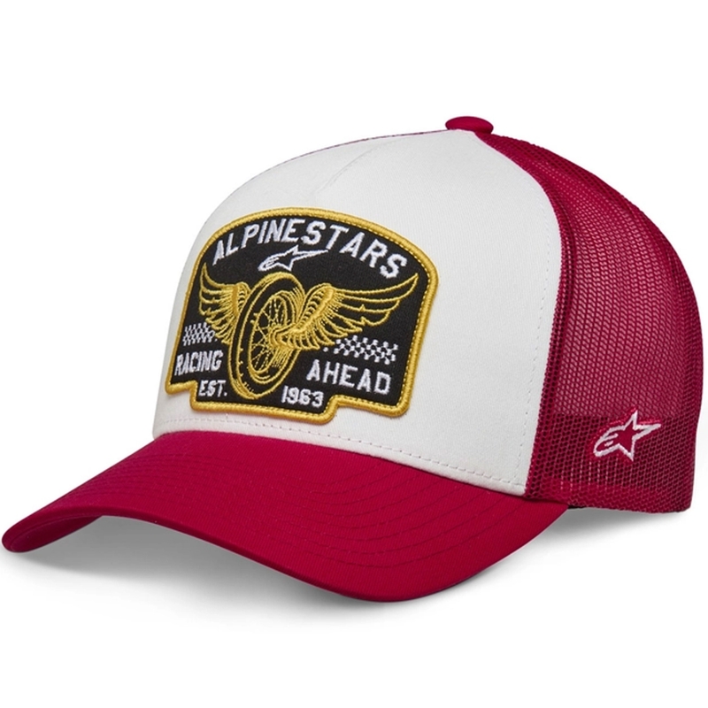 Alpinestars Heritage Patcher lippis punainen ja valkoinen