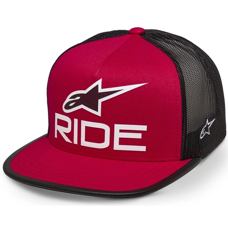 Alpinestars Ride 4.0 ER lippis punainen-musta-valkoinen