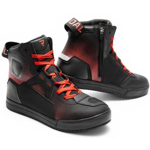 Rebelhorn Vandal II -moottoripyöräsaappaat musta-punaiset