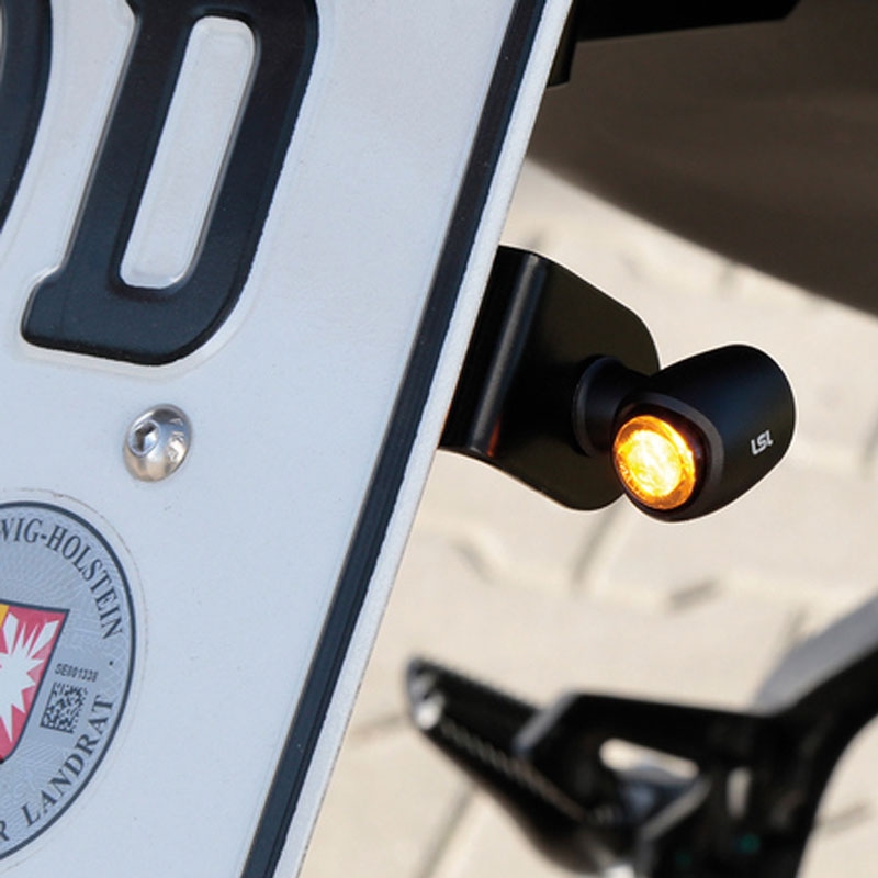 LED-merkkivalo Highsider Nova LED-merkkivalo matta musta 2 kpl