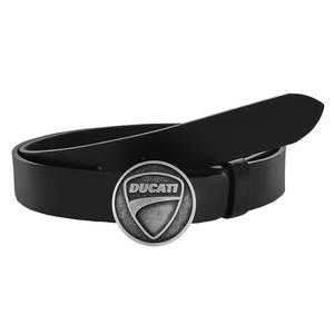 Nahkainen moto-vyö Ducati-soljella varustettuna