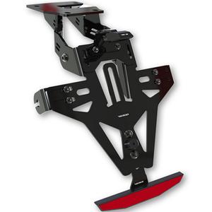 Rekisterikilven pidike valolla Highsider License Akron RS PRO KTM 690 DUKE musta