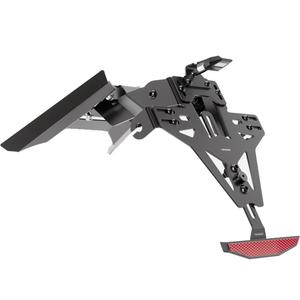 Rekisterikilvenpidike valolla Highsider License Akron RS PRO KTM 1290 SUPER DUKE GT ABS musta