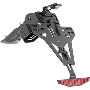 Rekisterikilven pidike valolla Highsider License Akron RS PRO KTM 790 DUKE ABS ja 890 DUKE R musta