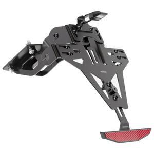 Rekisterikilven pidike valolla Highsider Akron RS PRO Kawasaki Z650, Ninja 650 musta
