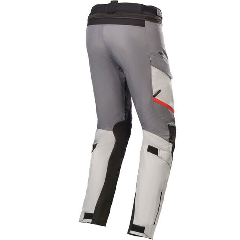 Alpinestars Andes Drystar Musta-harmaa-valkoiset moottoripyöräilyhousut