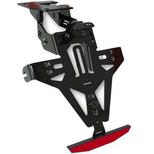Rekisterikilven pidike valolla Highsider Akron RS PRO Yamaha YZF-R3 ABS, MT-03 ABS musta