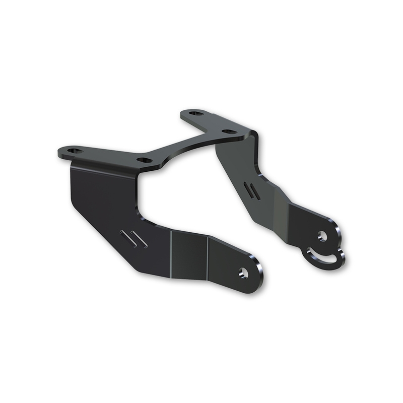 Rekisterikilven pidike valolla Highsider Akron RS PRO Yamaha MT-09 musta