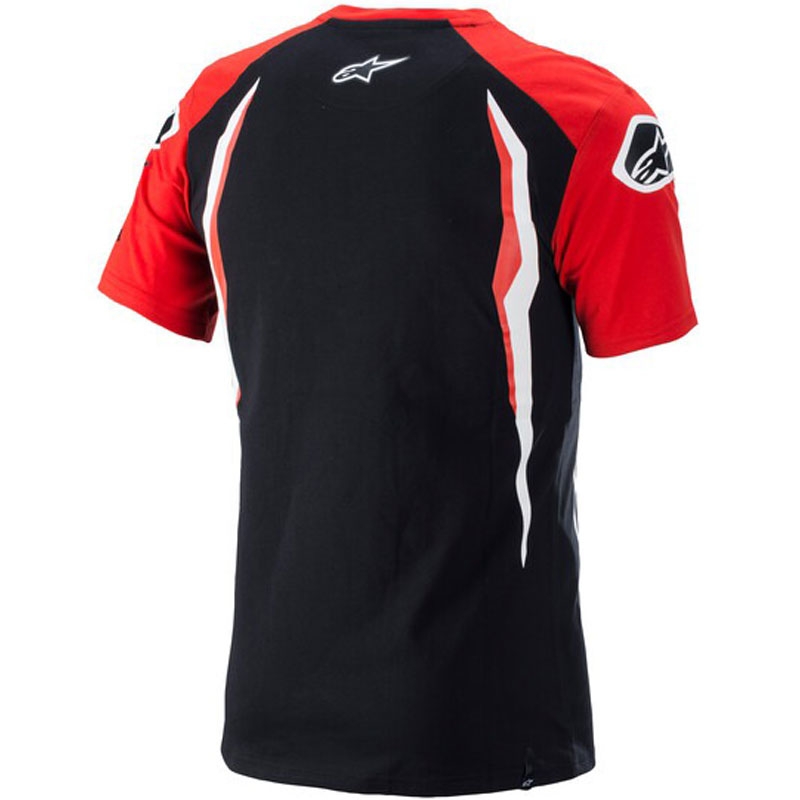 T-paita Alpinestars Honda punainen ja musta
