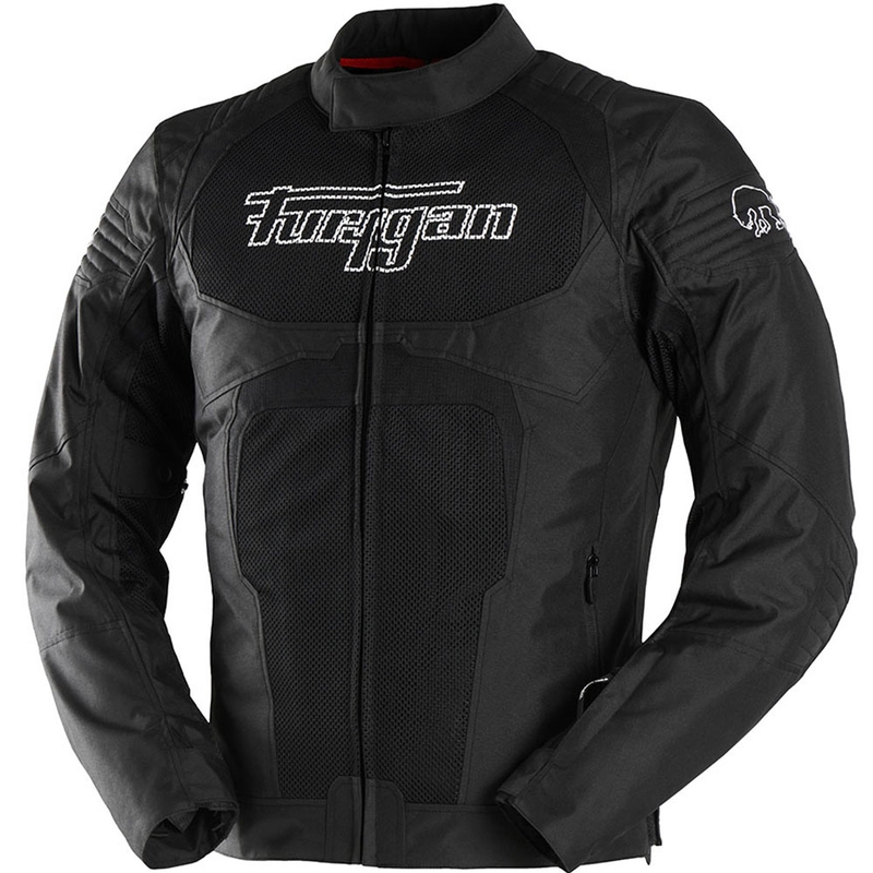 Moottoripyörätakki Furygan WB08 Vented + musta ja valkoinen