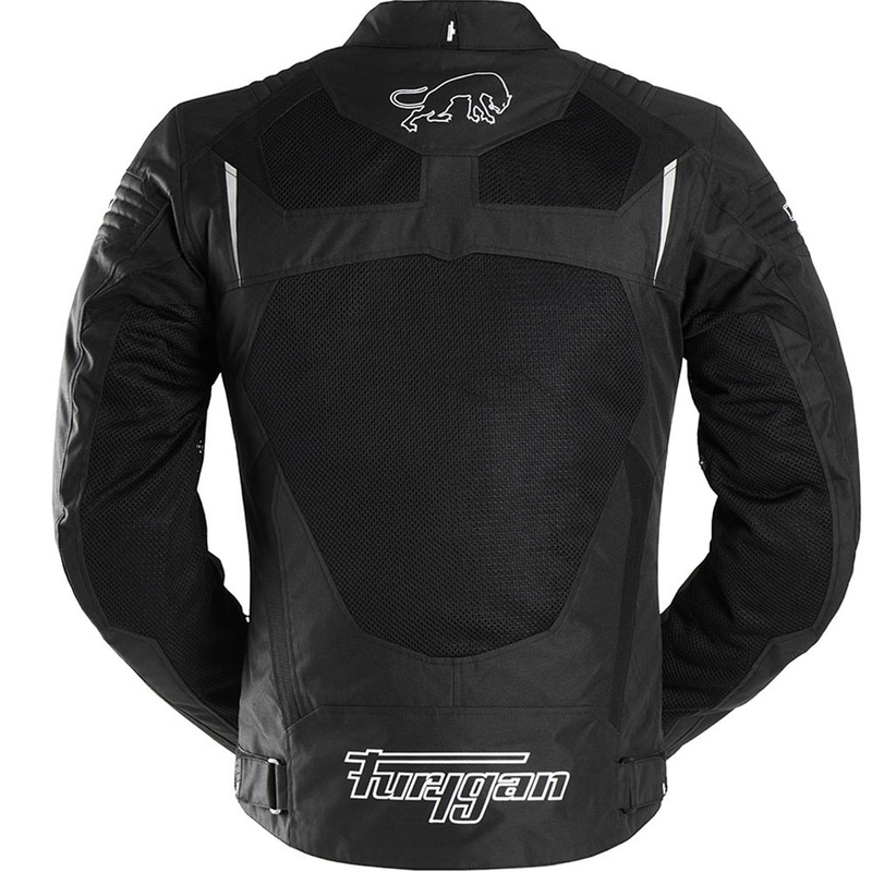 Moottoripyörätakki Furygan WB08 Vented + musta ja valkoinen