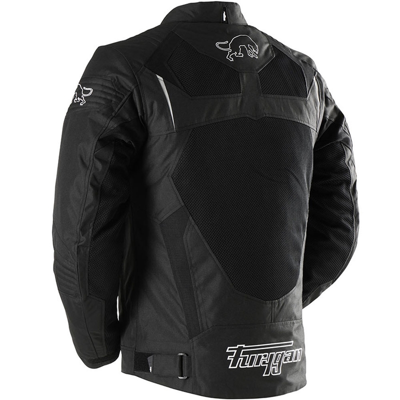 Moottoripyörätakki Furygan WB08 Vented + musta ja valkoinen